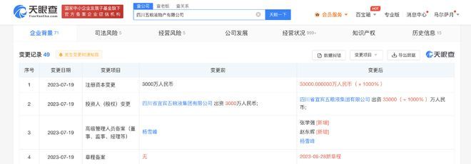 五糧液物產(chǎn)公司增資擴(kuò)產(chǎn)，薯類銷售業(yè)務(wù)迎來戰(zhàn)略升級